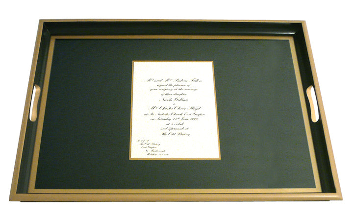 WEDDING INVITATION TRAY