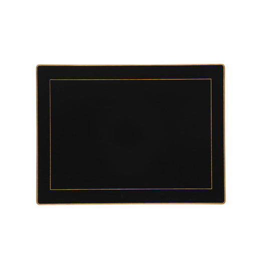 Black Screened Placemats