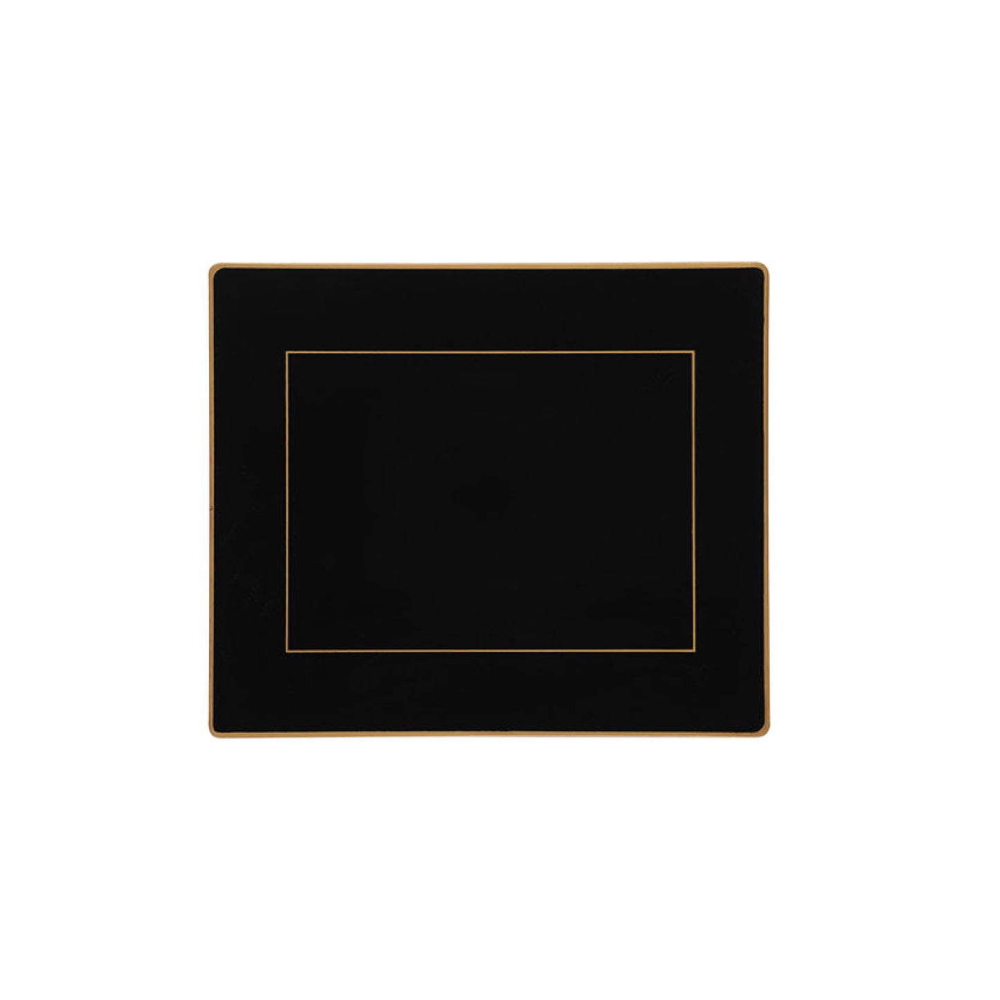 Black Screened Tablemats