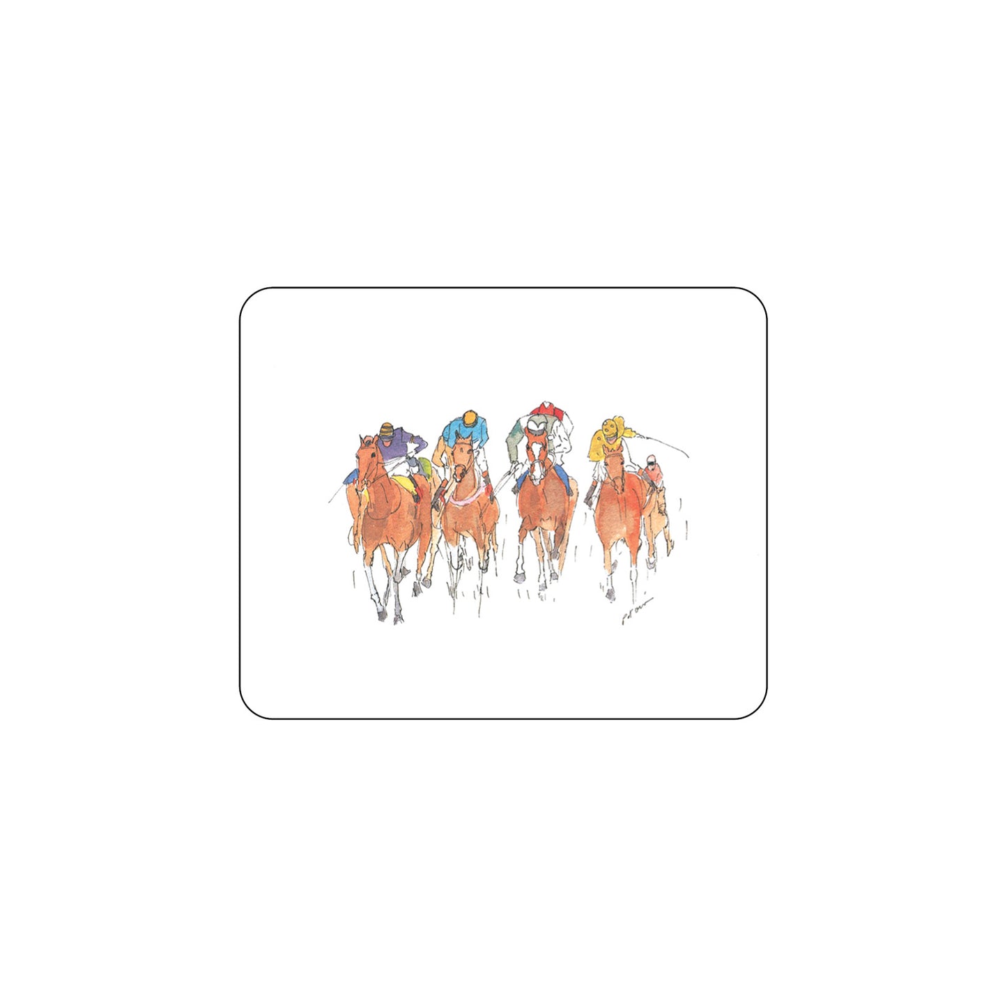 Melamine Coasters Racing