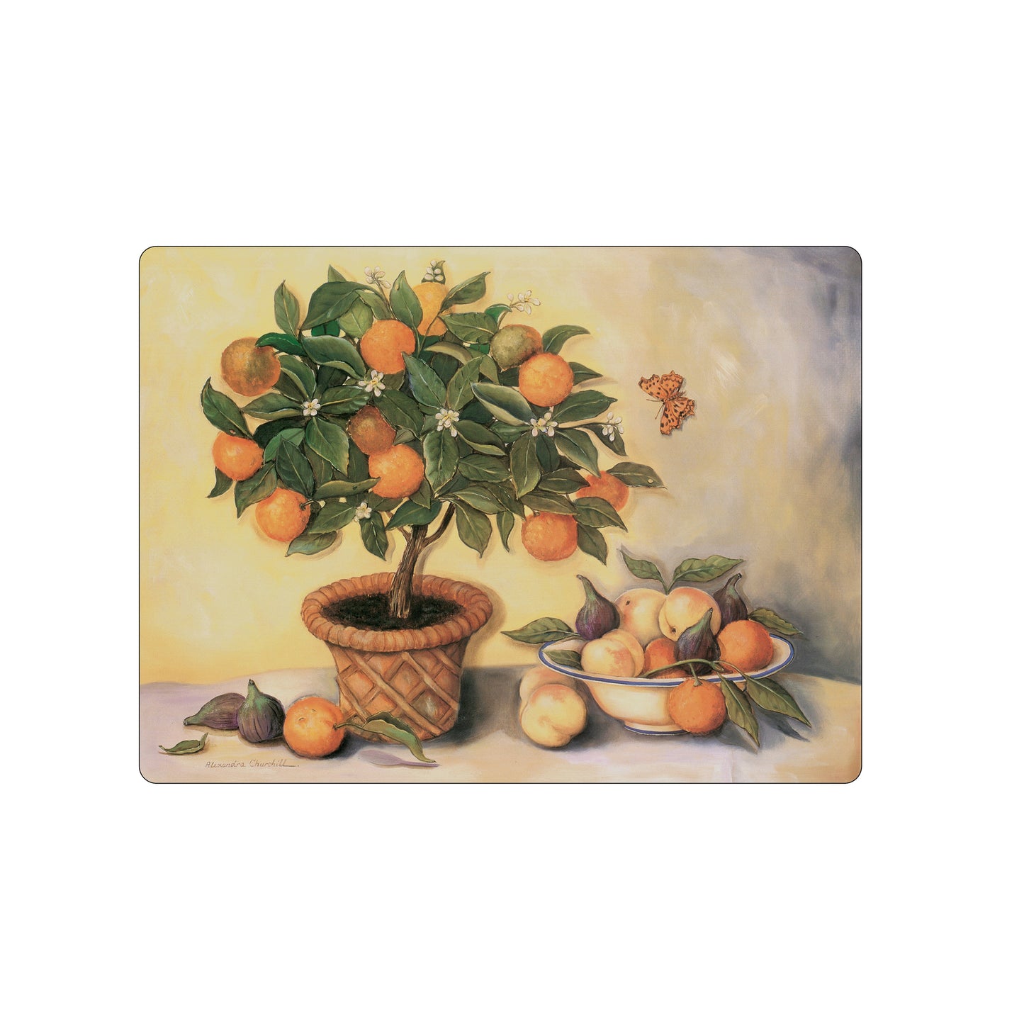 Melamine Placemats Orange Tree