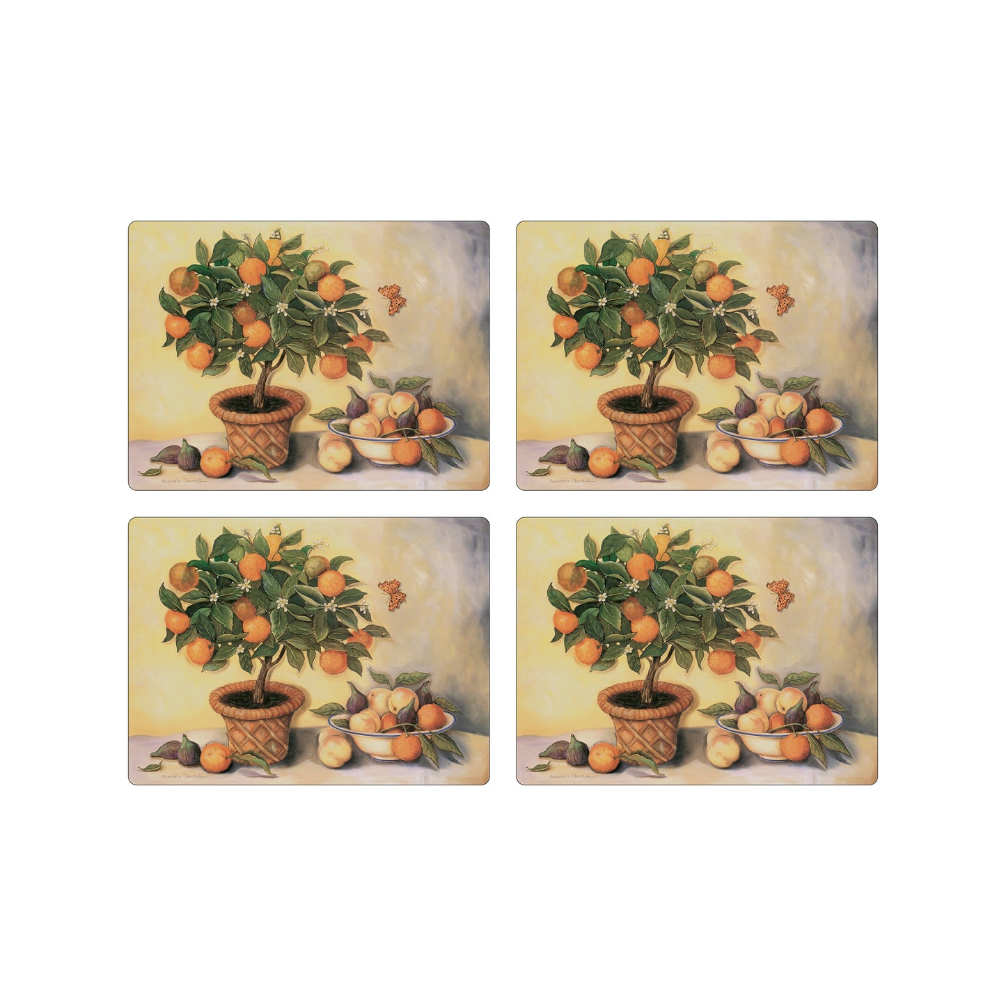 Melamine Placemats Orange Tree