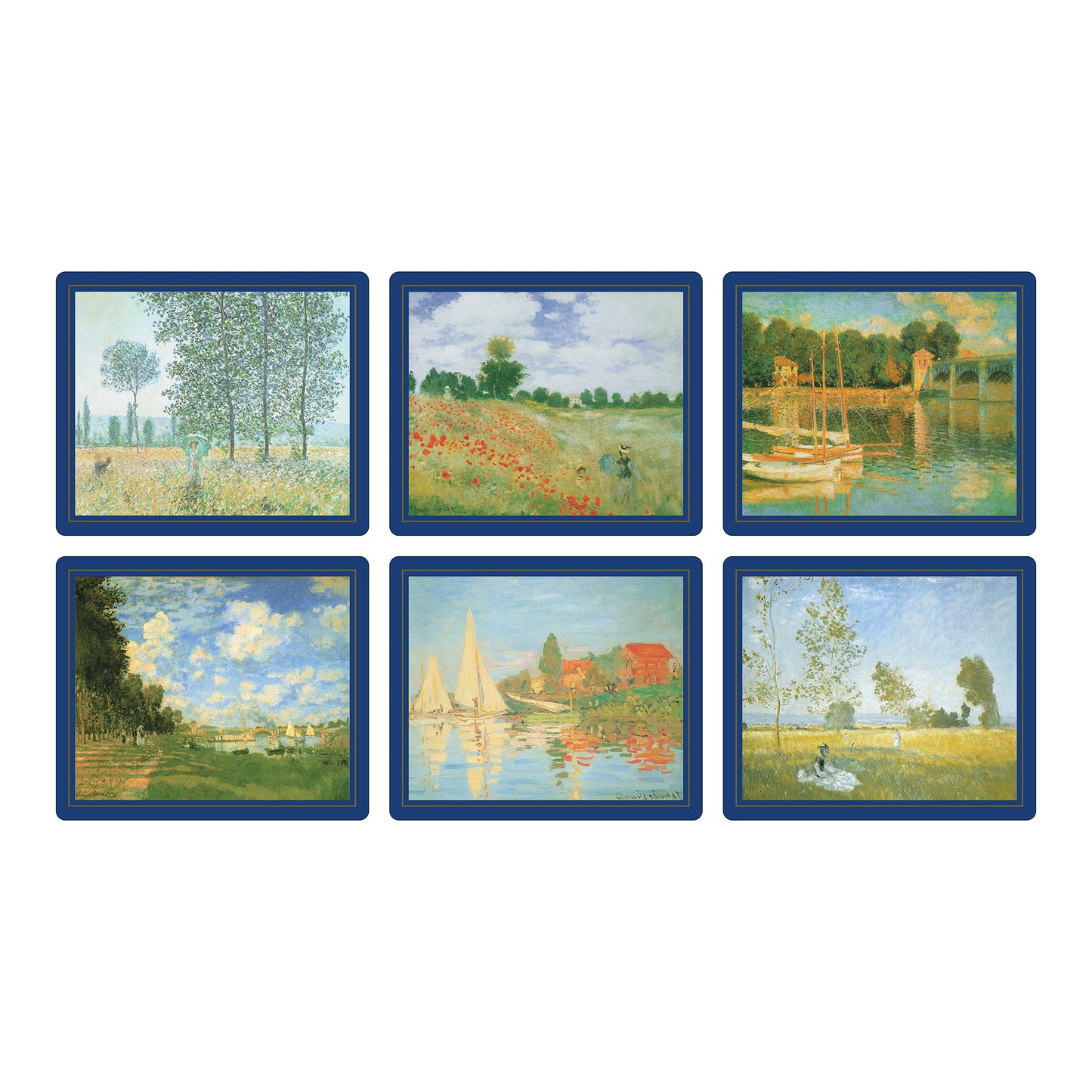 Melamine Tablemats French Impressionists (Melamine)