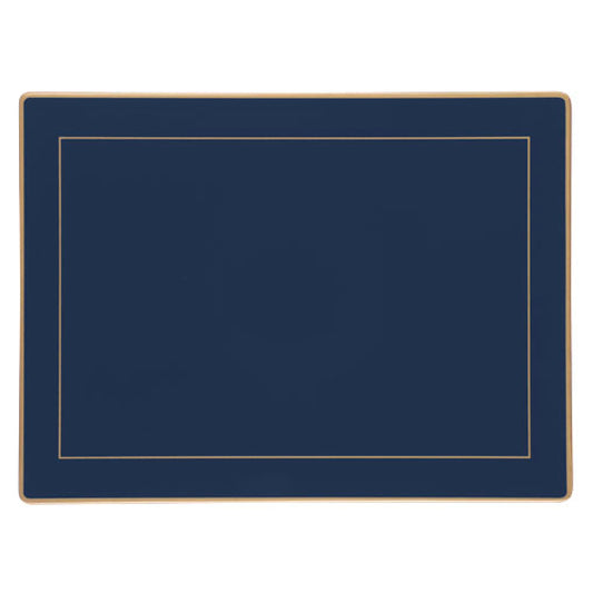 Oxford Blue Screened Continental Placemats