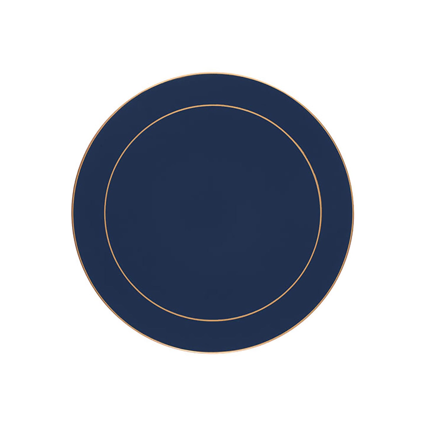 Oxford Blue Screened Round Placemats