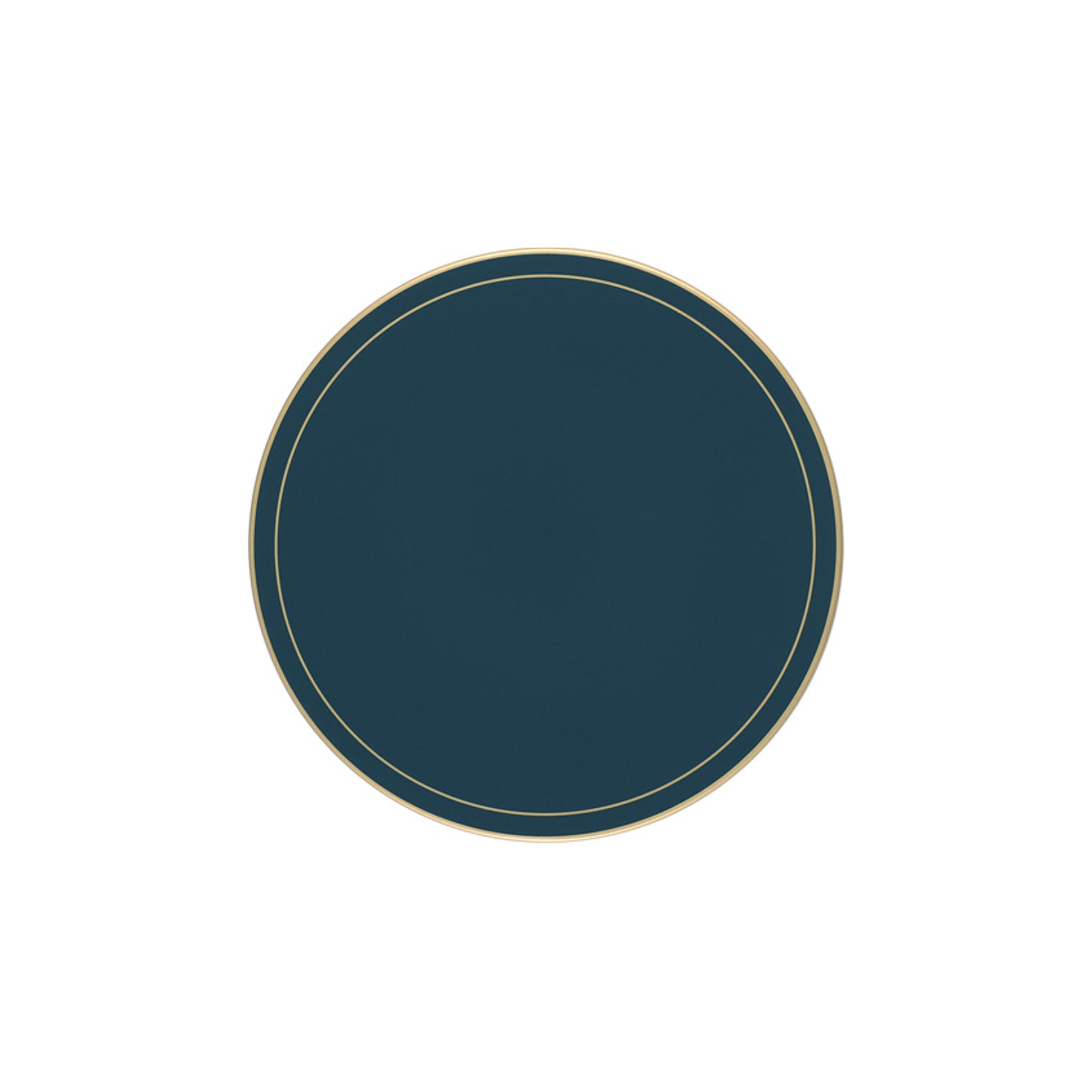 Oxford Blue Screened Round Tablemats