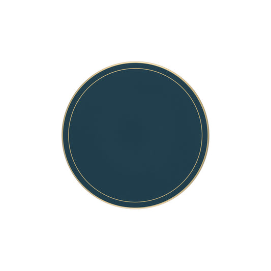 Oxford Blue Screened Round Tablemats