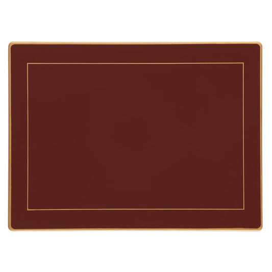 Regal Red Screened Continental Placemats