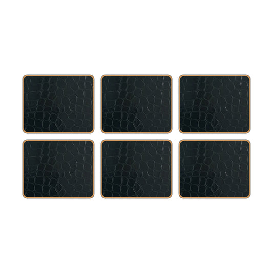 Texture Coasters Croc Green