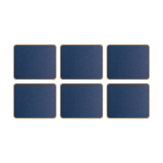 Texture Coasters Lizard Blue