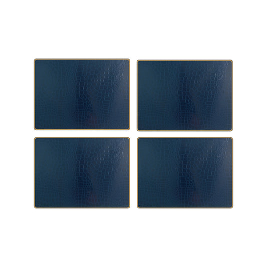 Texture Placemats Croc Blue