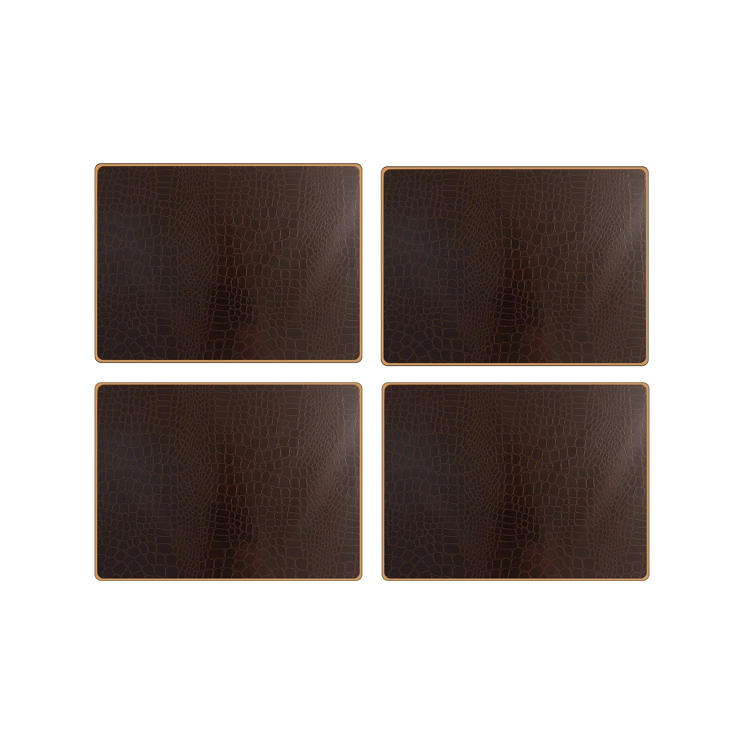 Texture Placemats Croc Brown