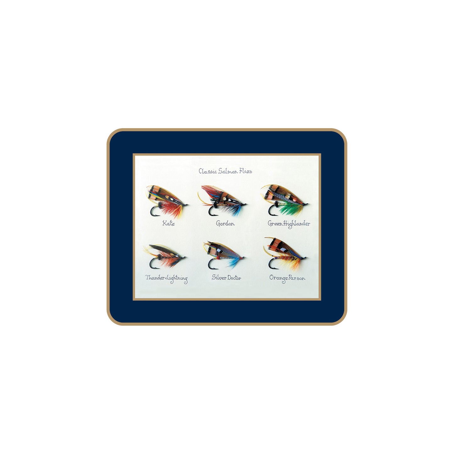 Traditional Coasters Classic Salmon Flies