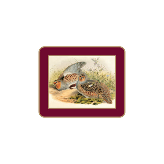 Traditional Coasters Gould Game Birds