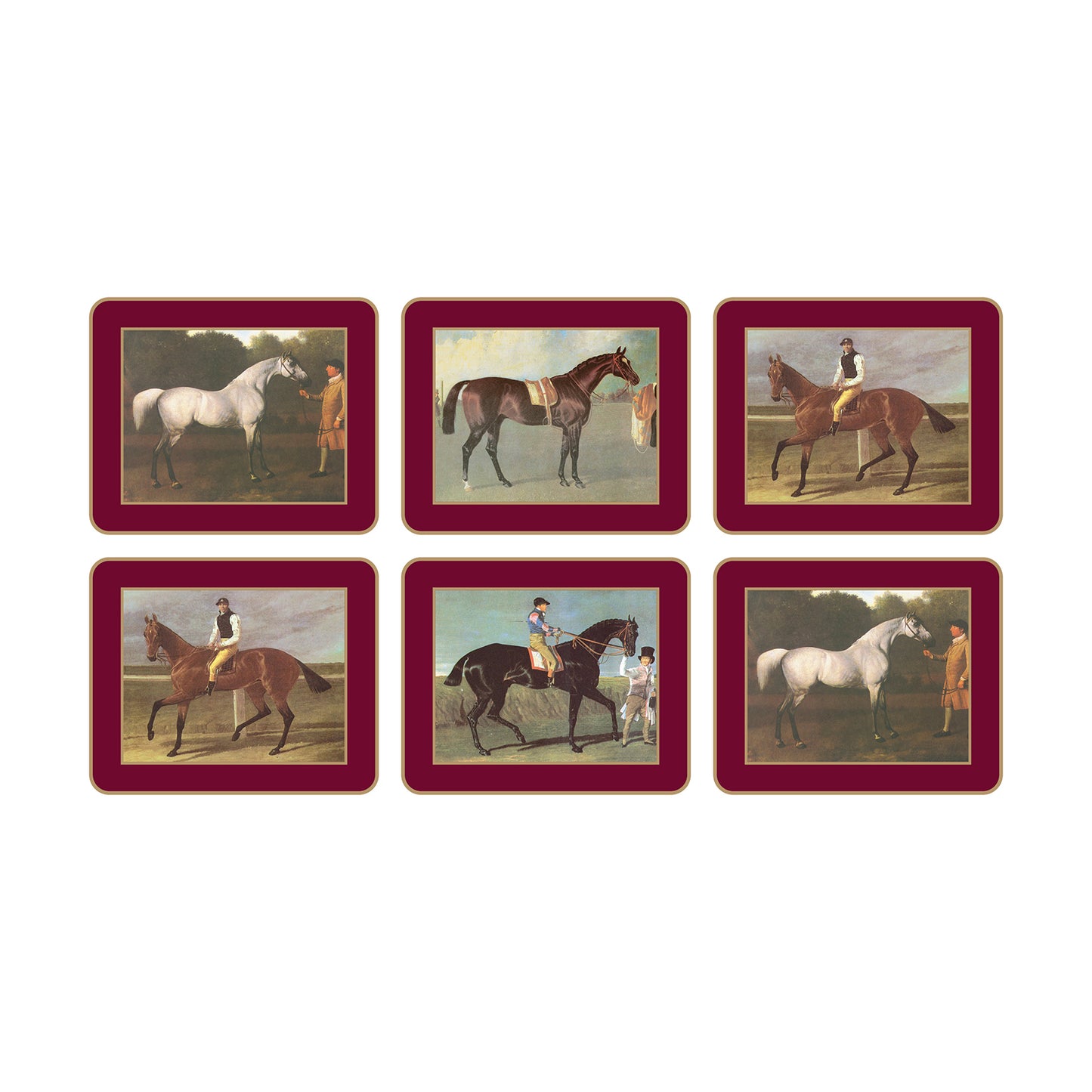 Traditional Coasters Racehorses
