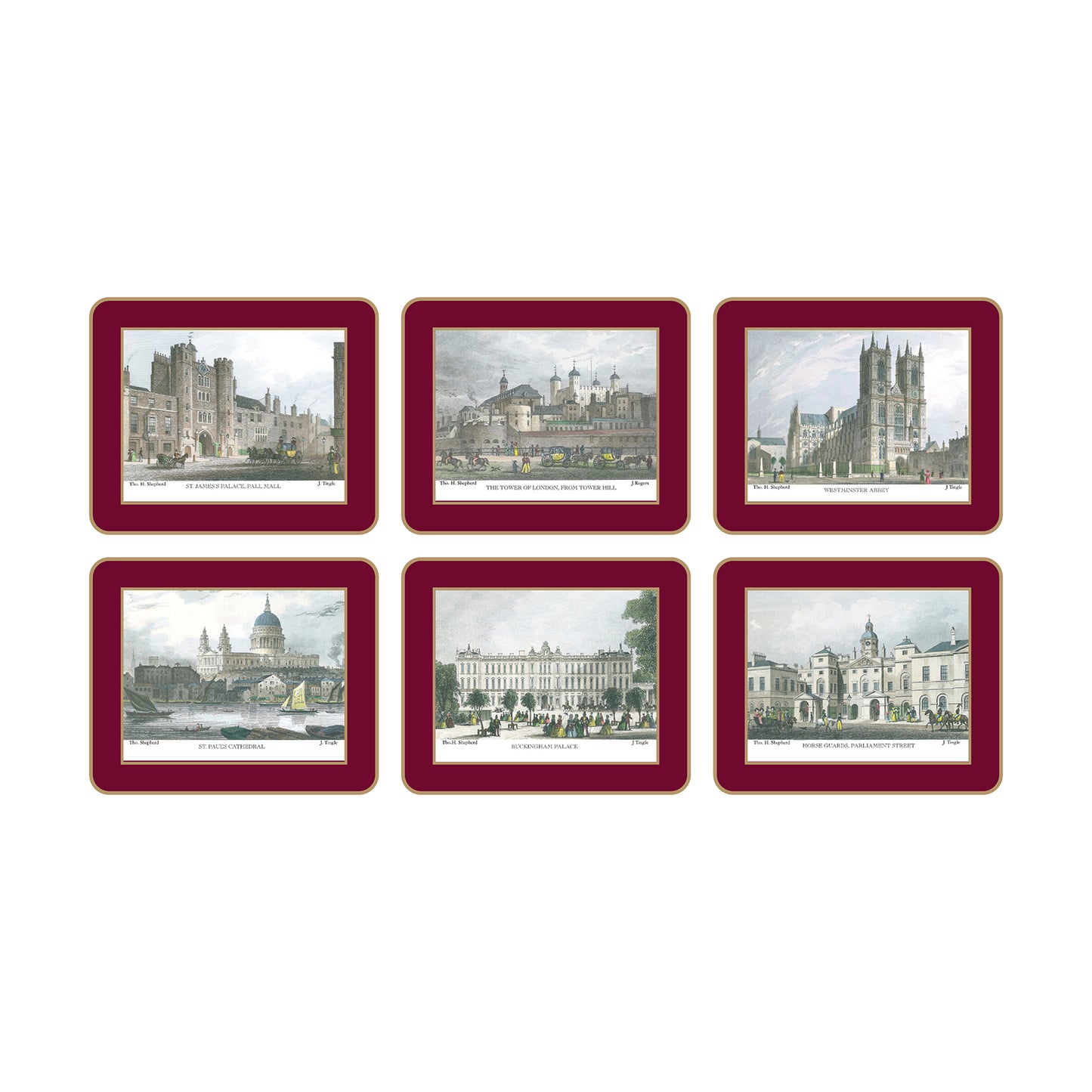 Traditional Coasters Shepherds London RR