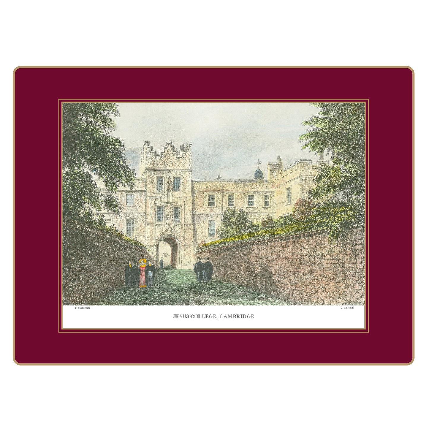 Traditional Continental Placemats Cambridge Views