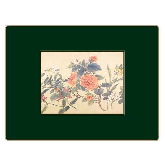 Traditional Continental Placemats Chinese Flowers