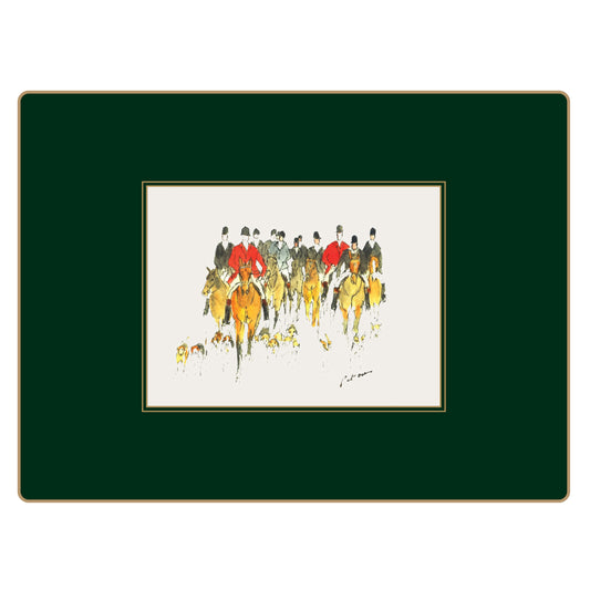 Traditional Continental Placemats Hunting (PO)