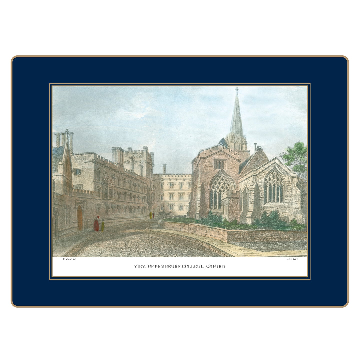 Traditional Continental Placemats Oxford Views