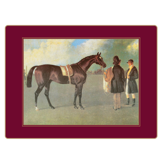 Traditional Continental Placemats Racehorses