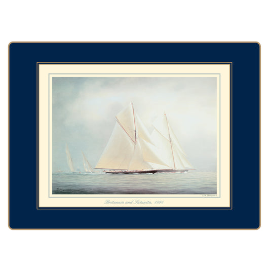 Traditional Continental Placemats Racing Yachts