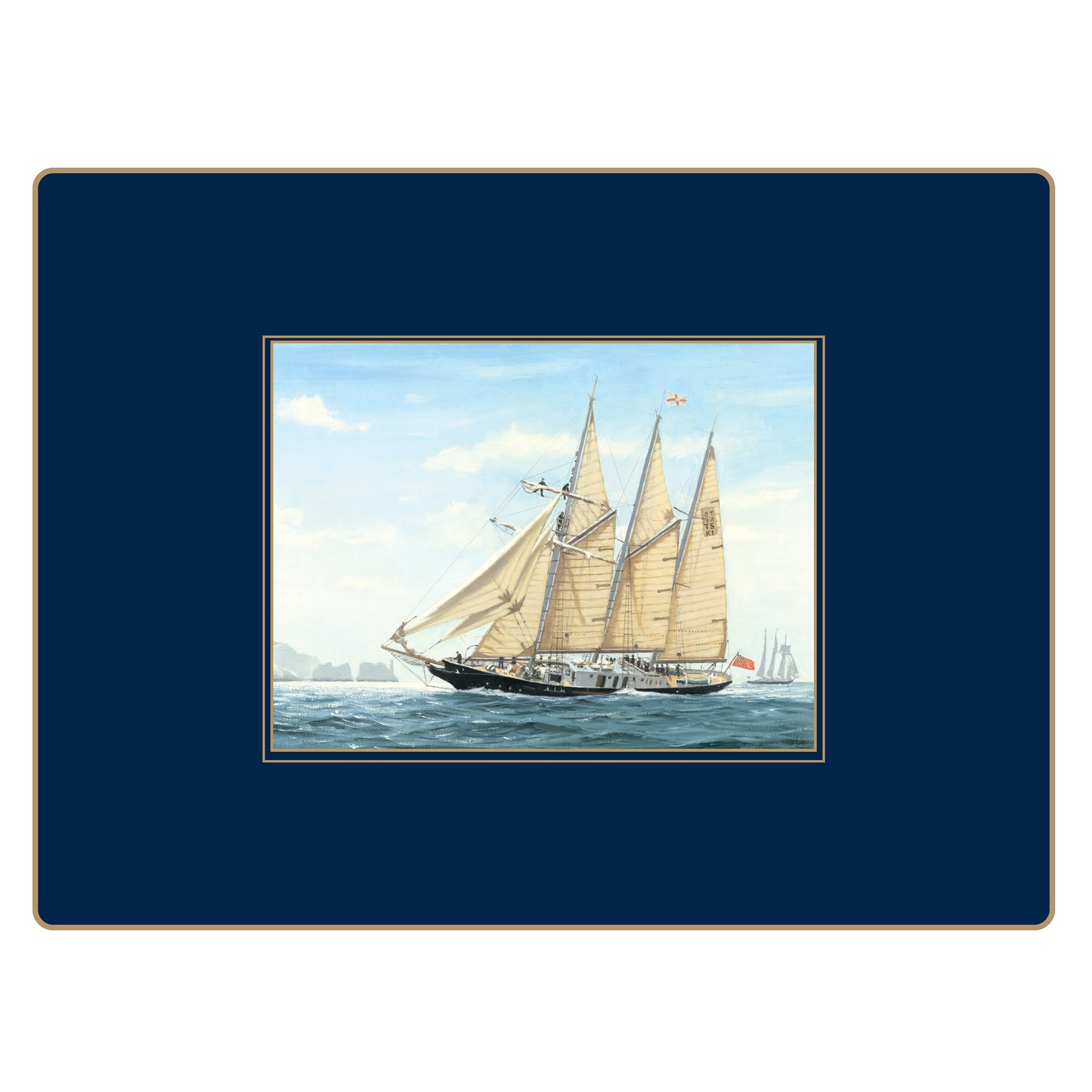 Traditional Continental Placemats Tall Ships