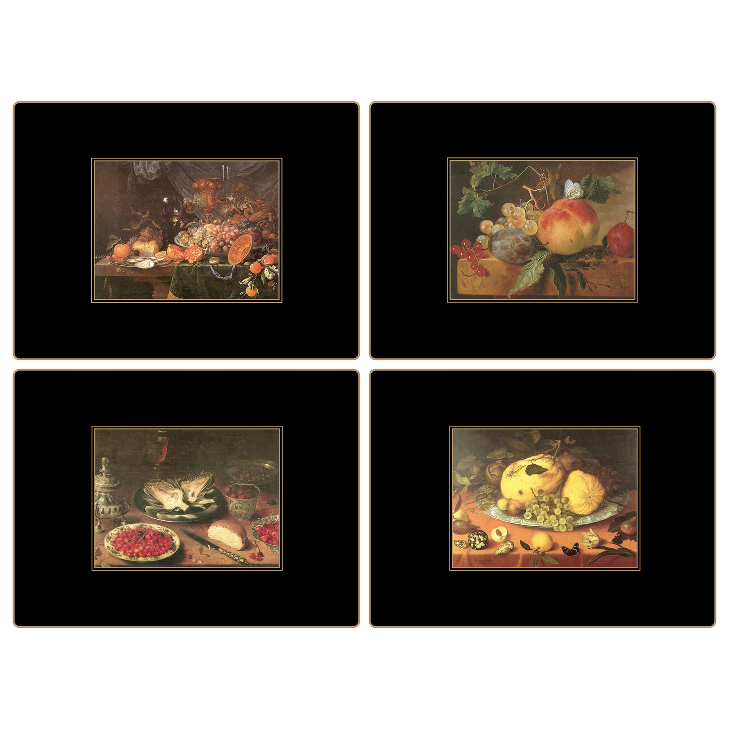 Traditional Continental Placemats 17th Century Still Life