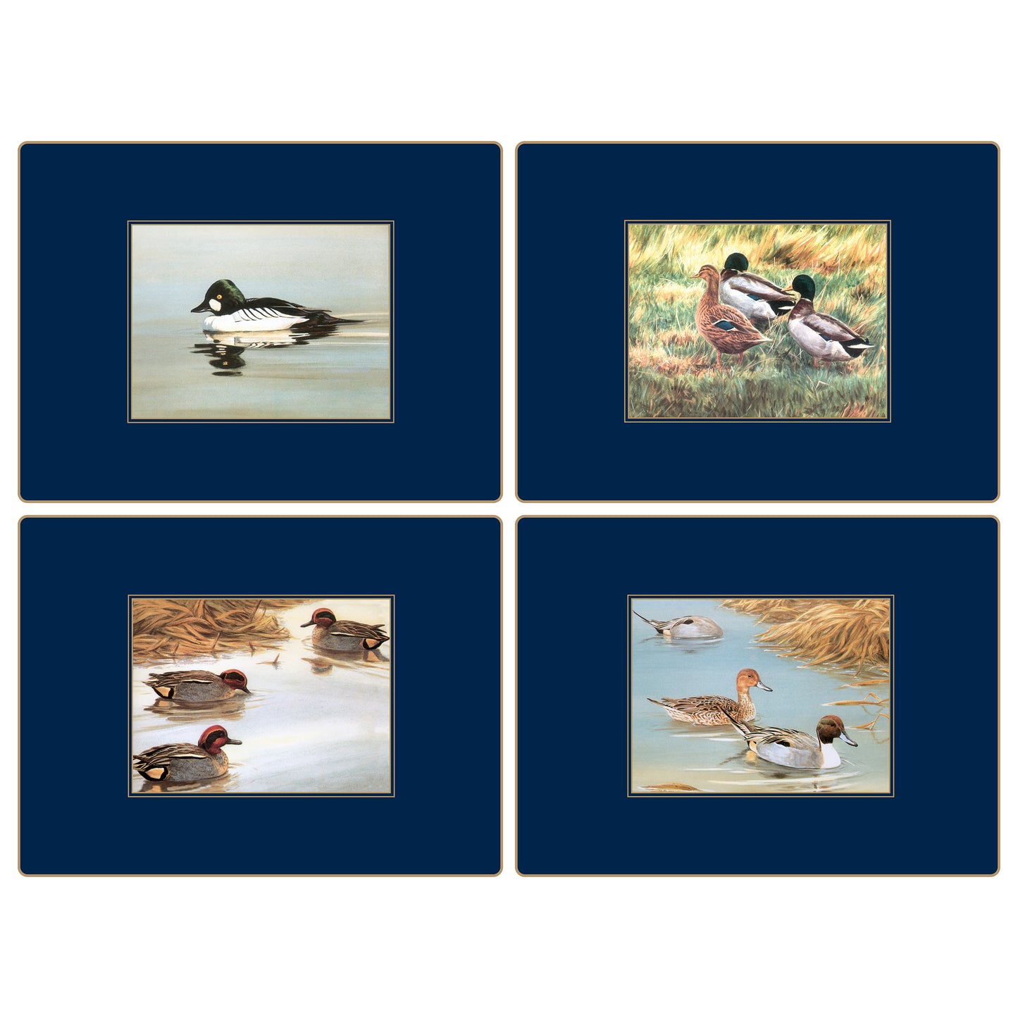 Traditional Continental Placemats Wildfowl