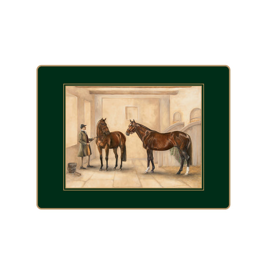 Traditional Placemats Stable Scene