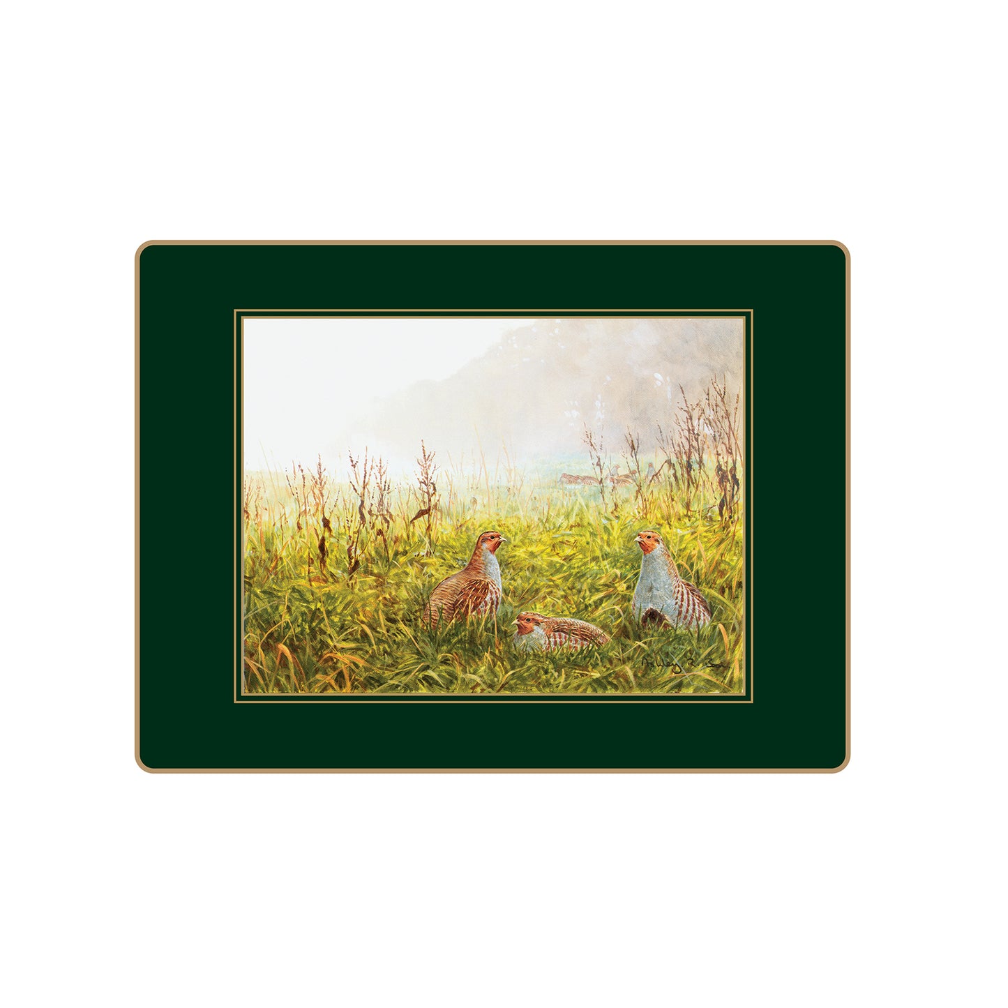 Traditional Placemats Game Birds