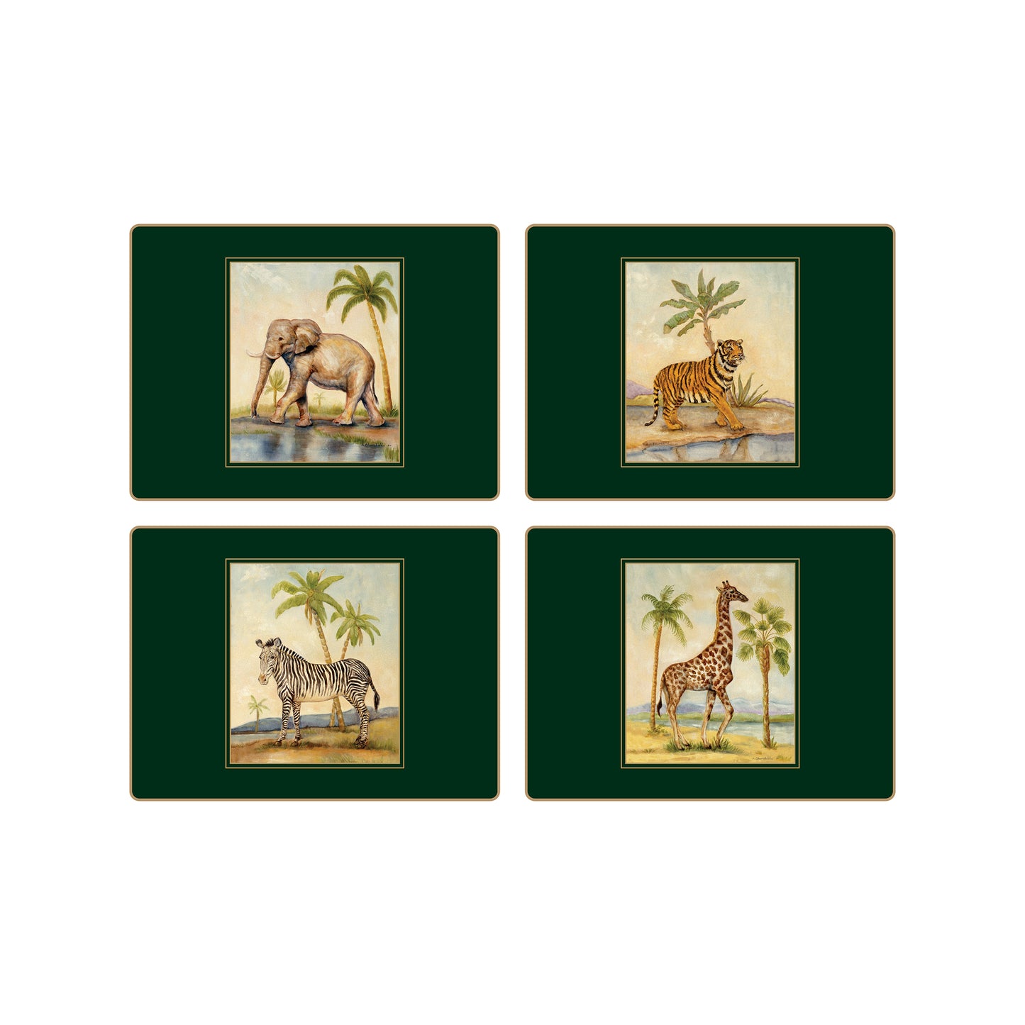 Traditional Placemats African Animals
