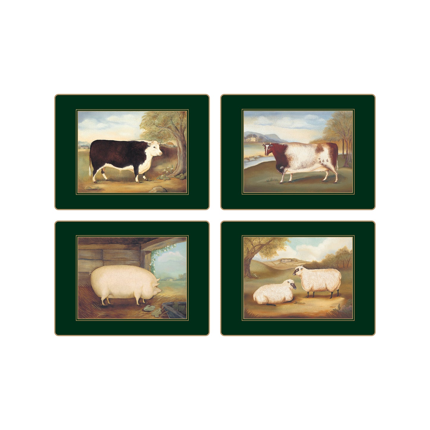 Traditional Placemats Naive Animals