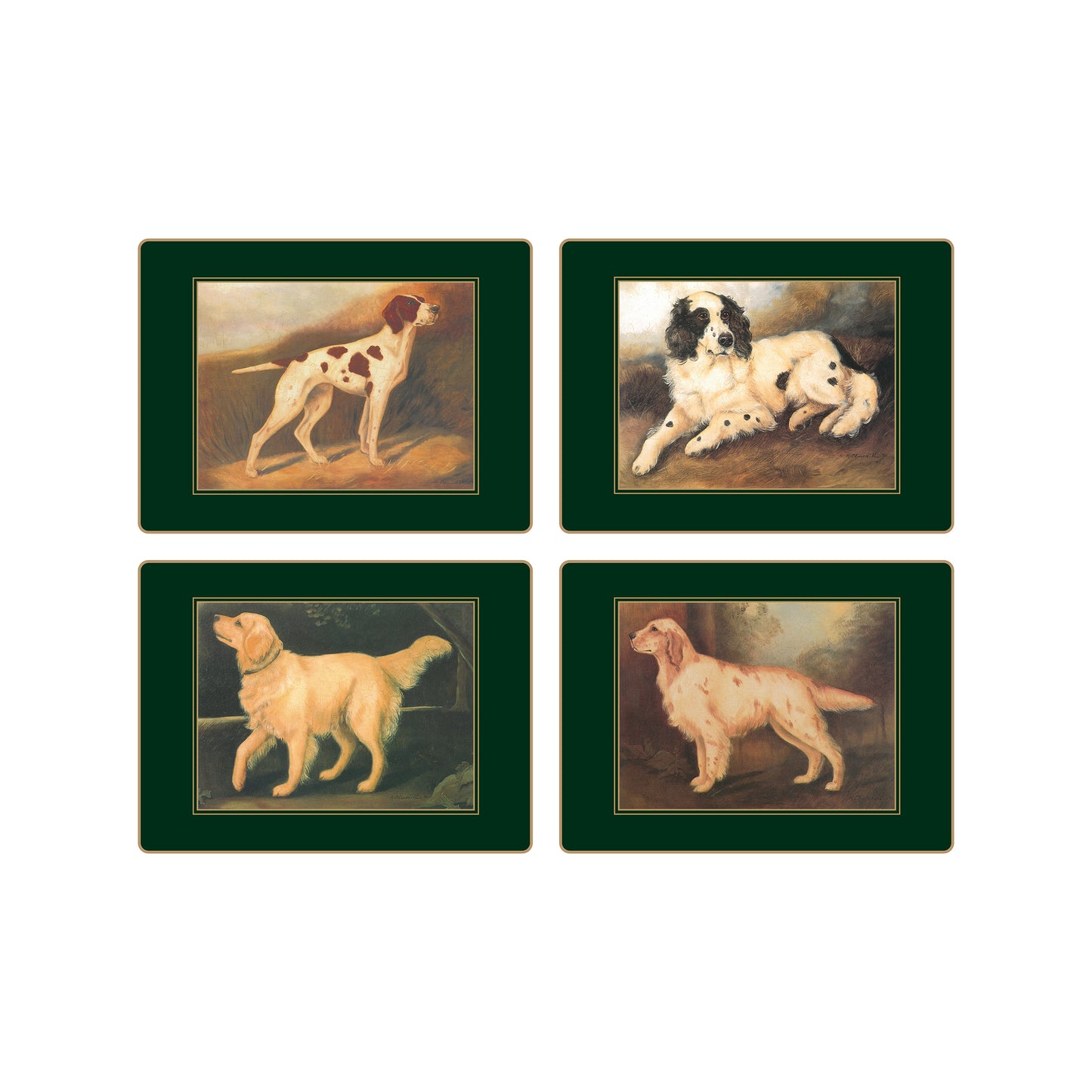 Traditional Placemats Sporting Dogs