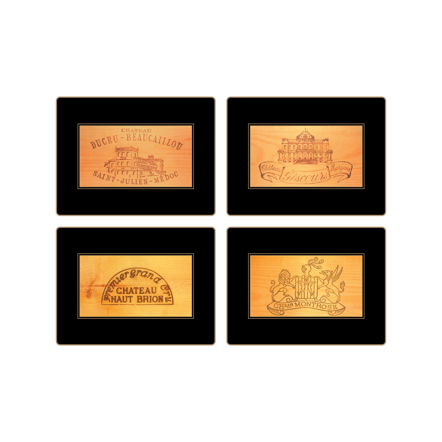 Traditional Placemats Wine Labels