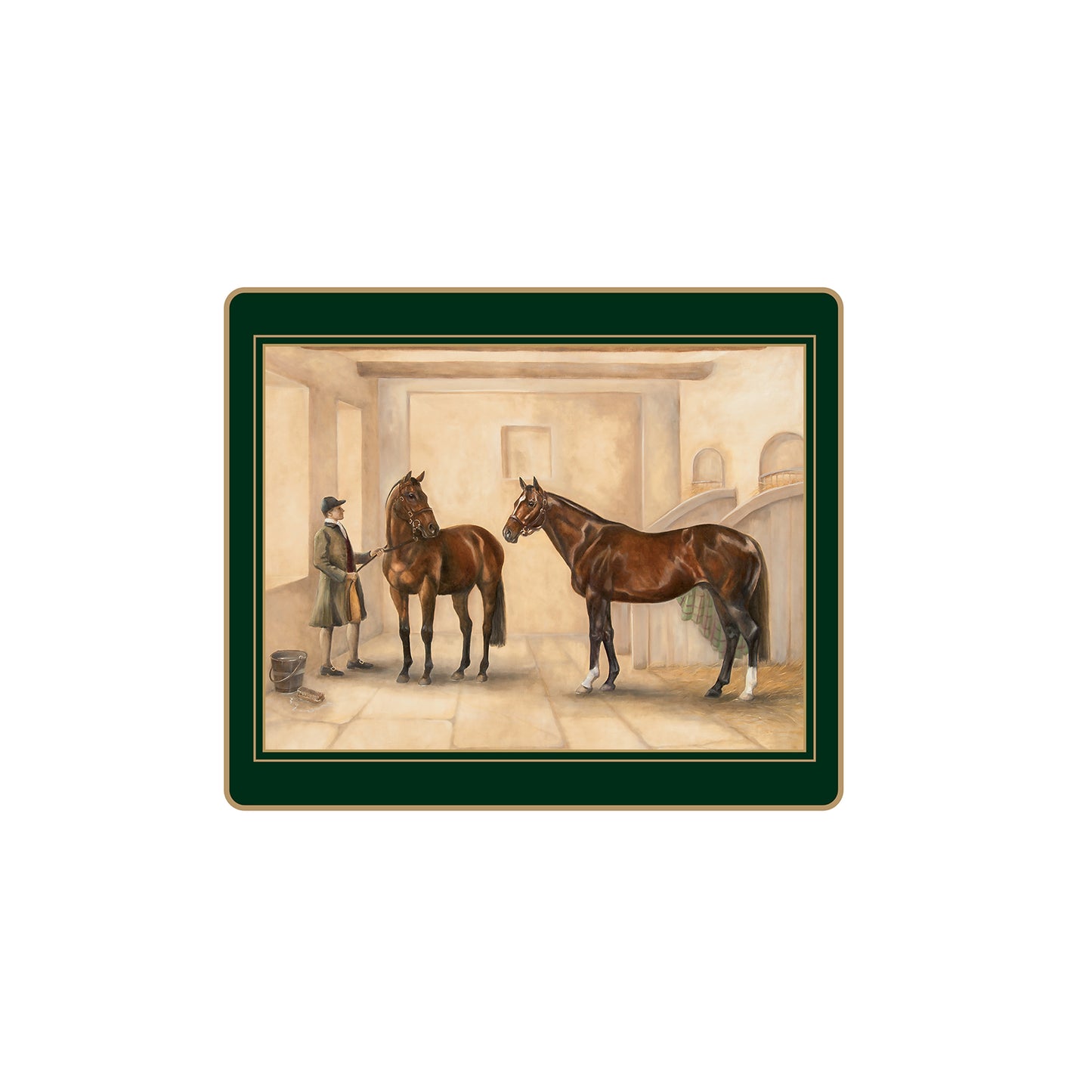 Traditional Tablemats Stable Scene