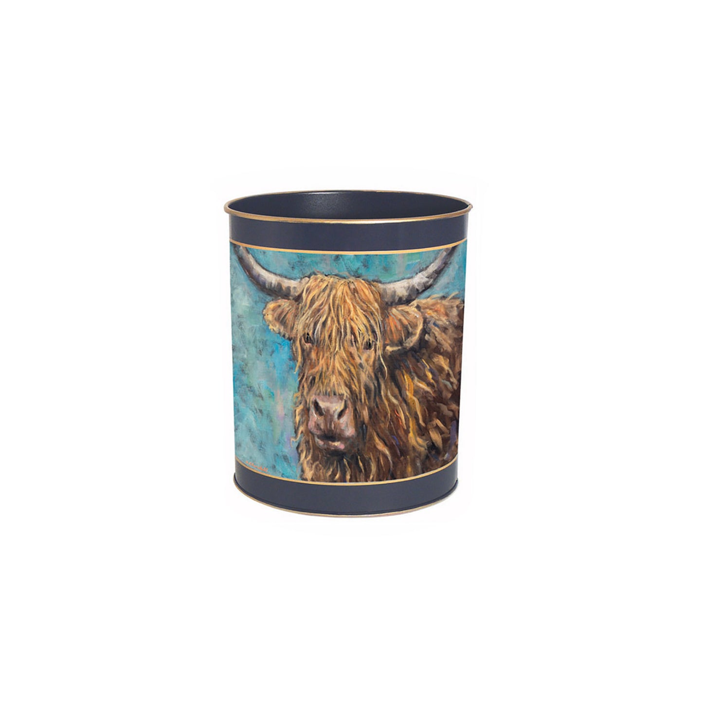 Waste Paper Bin Highland Bull