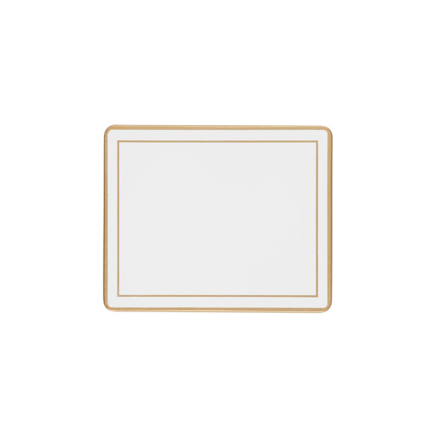White Screened Coasters