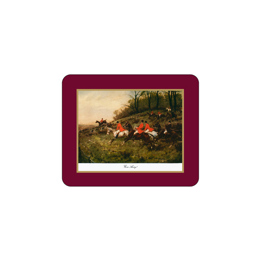 Melamine Coasters Hunting Scenes