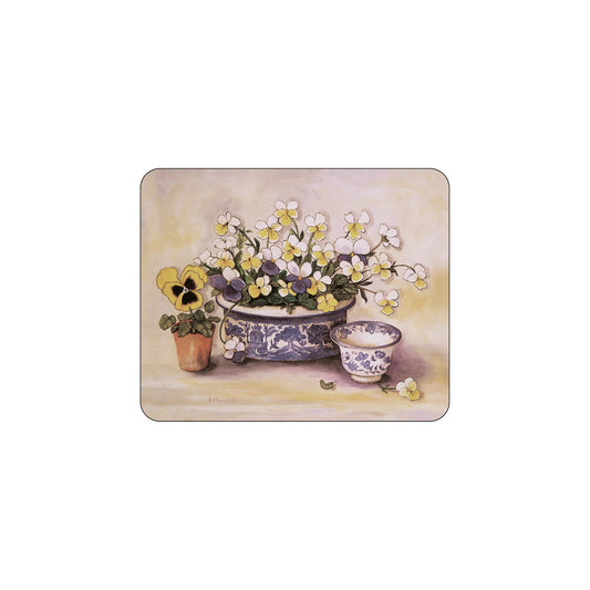 Melamine Coasters Pansies & Violas