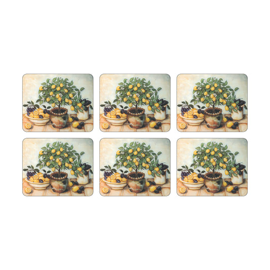 Melamine Coasters Lemon Tree