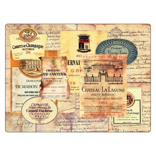 Melamine Continental Placemats Chateau Labels