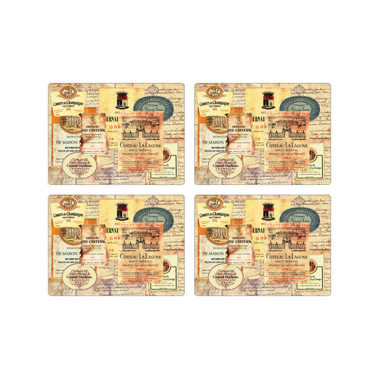Melamine Placemats Chateau Labels