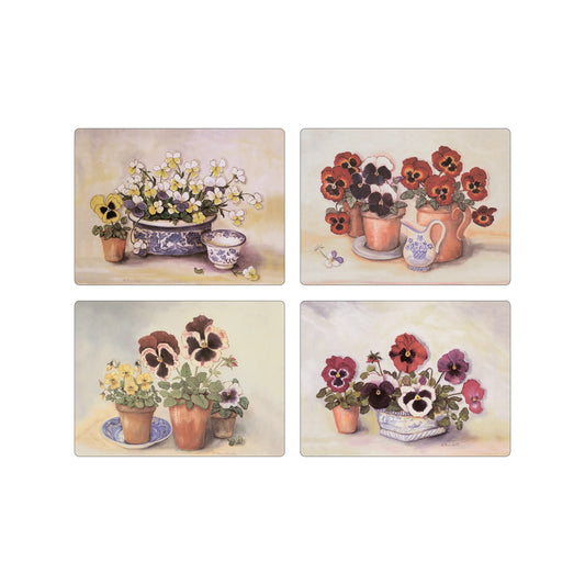 Melamine Placemats Pansies & Violas