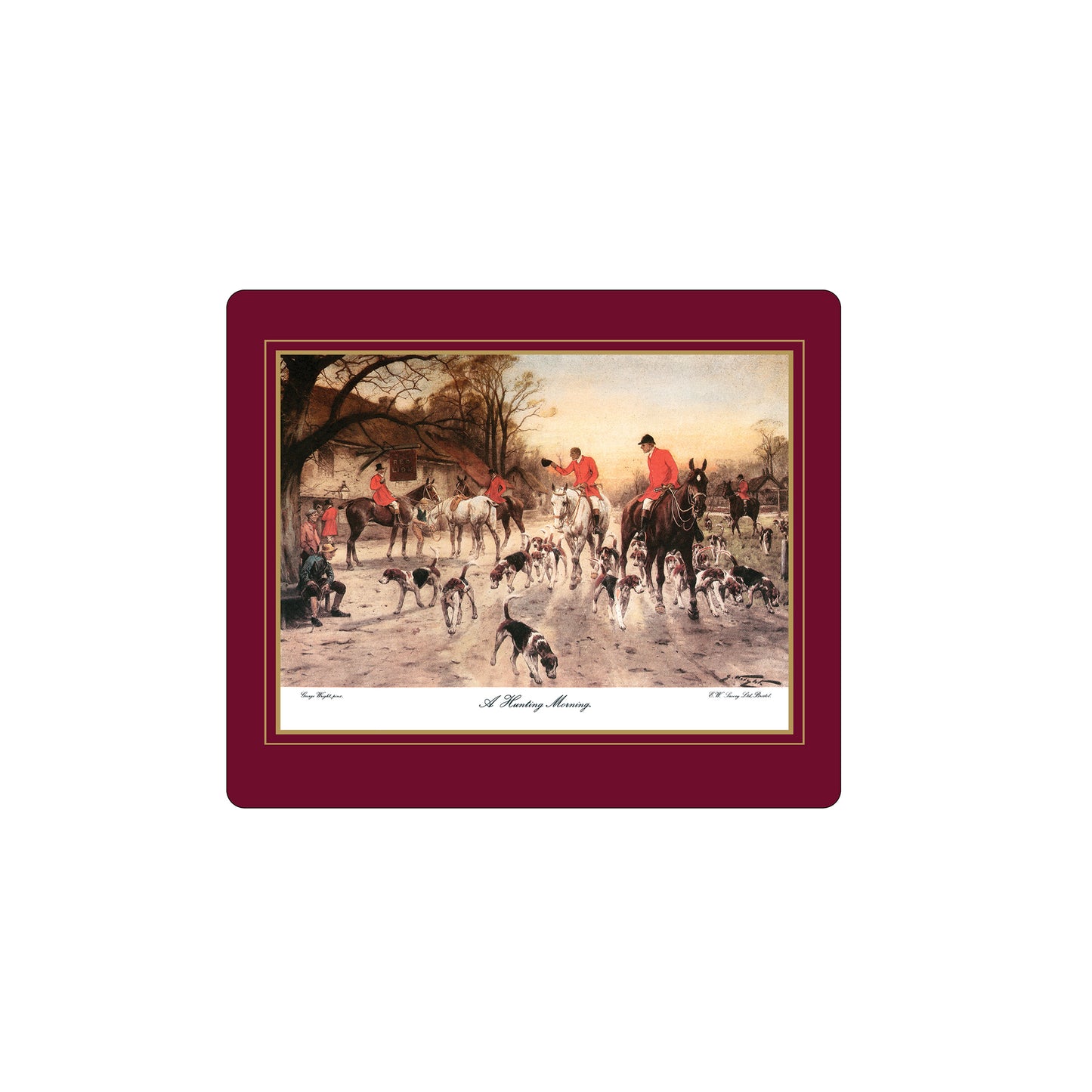 Melamine Tablemats Hunting Scenes