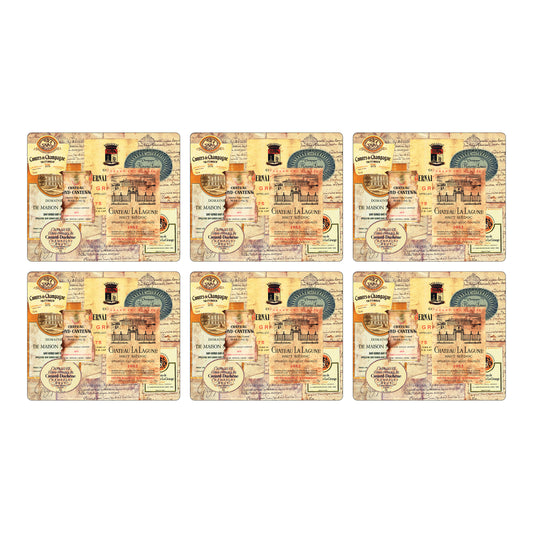 Melamine Tablemats Chateau Labels