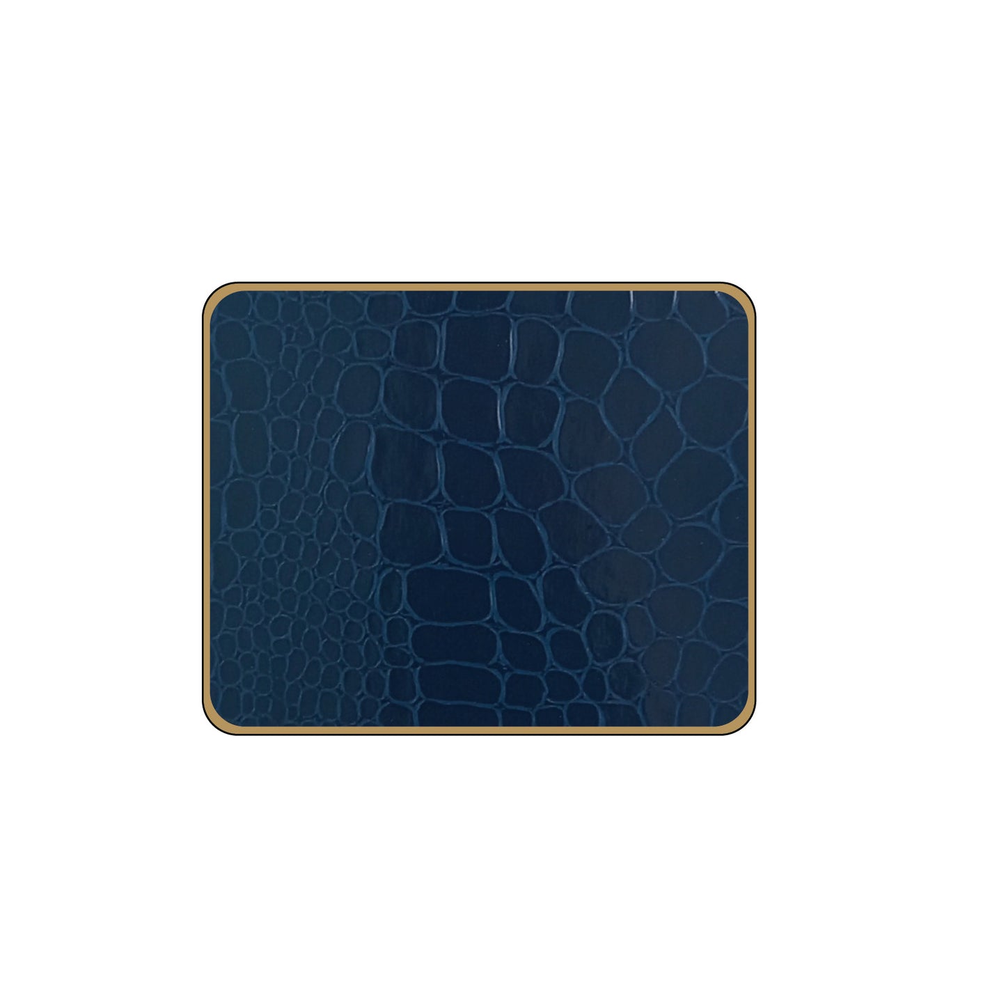 Texture Coasters Croc Blue
