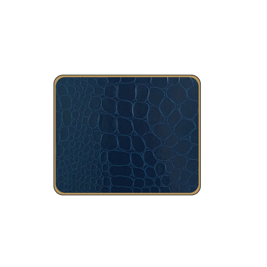 Texture Coasters Croc Blue