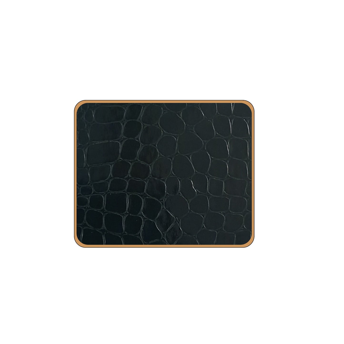 Texture Coasters Croc Green