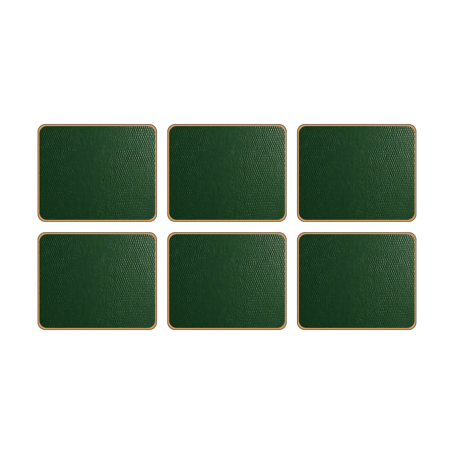 Texture Coasters Lizard Green